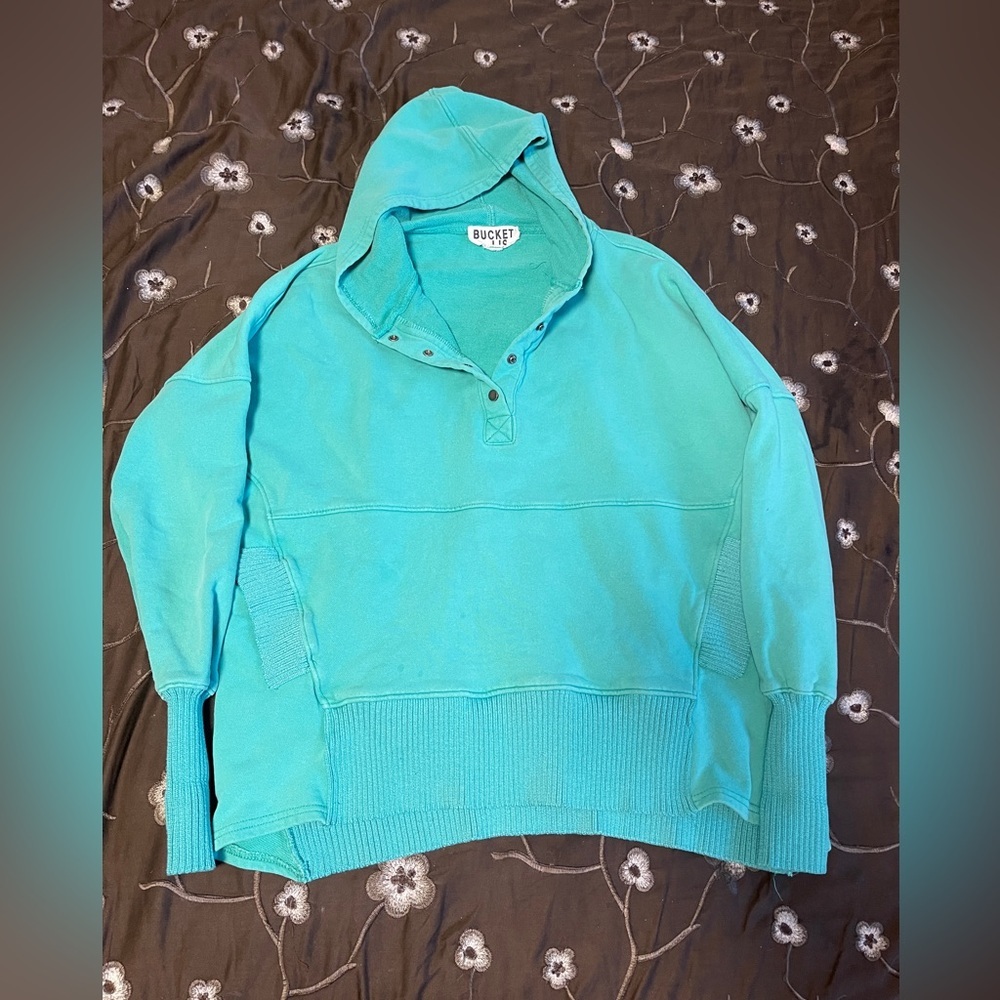 BUCKETLIST Teal Pullover Hoodie